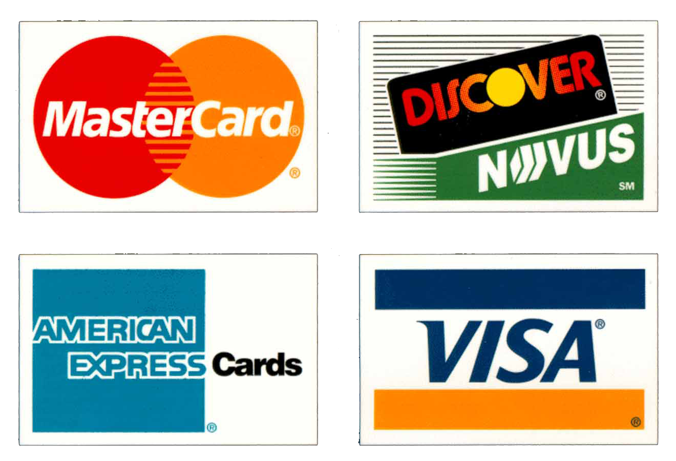 Major Credit Cards Accepted